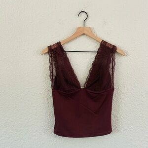 Intimately Free People Power play Cami in cocoa NWT